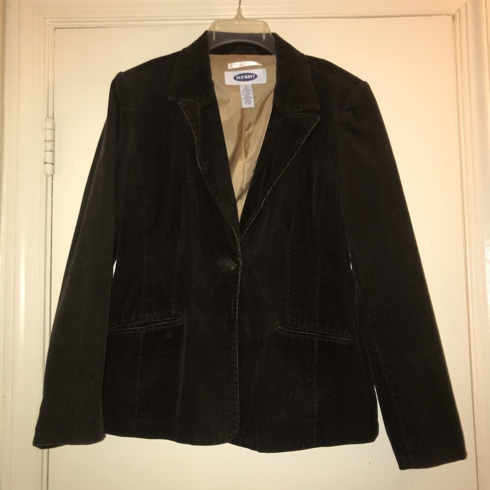 Brown One-Buttoned Blazer by Old Navy